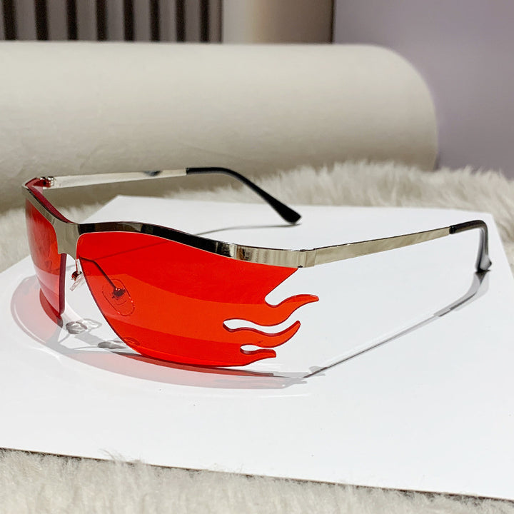 Ladies trendy sunglasses with innovative flame frame Kalsten