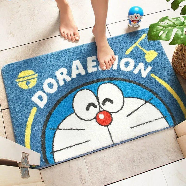 Coastal Waves Shaped Bath Mat