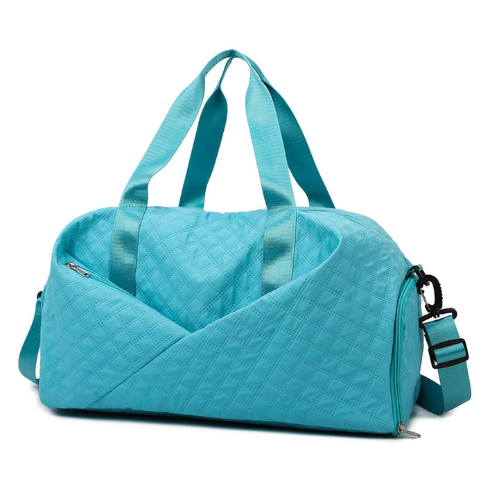 Quilted Weekender Duffel Bag