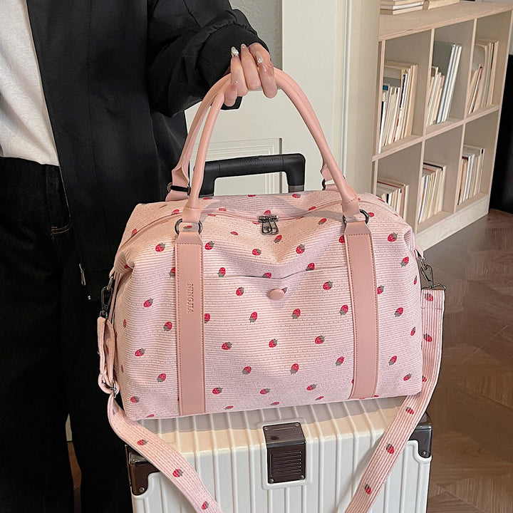 Stylish Quilted Weekend Duffle Bag Kalsten