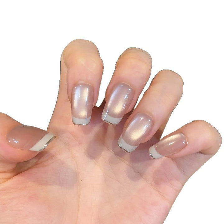 Acrylic French Tip Press-On Nails Kalsten