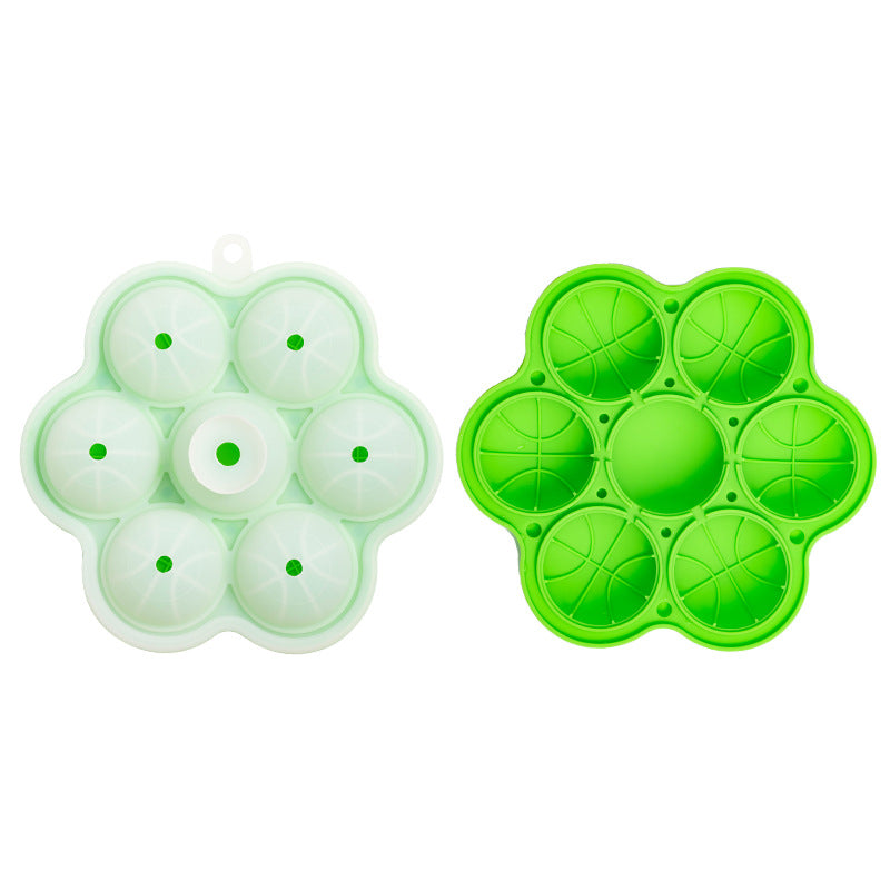 Silicone Ice Cube Tray with Basketball Design Kalsten