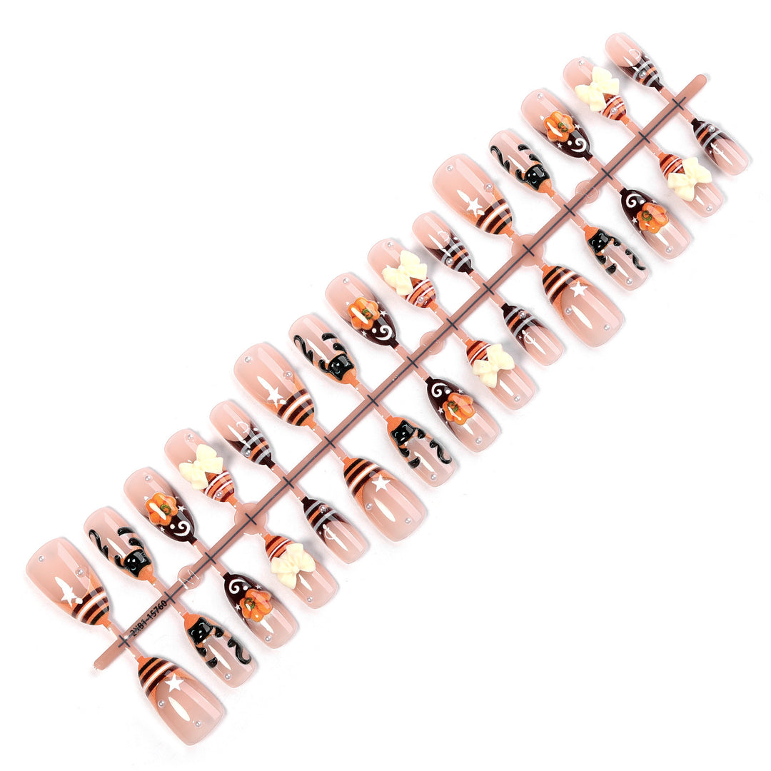 Nail art set with creative Halloween designs Kalsten