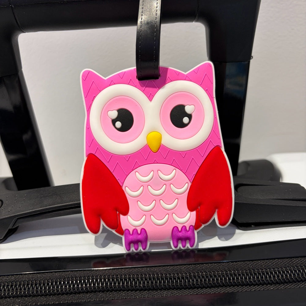 Owl-Shaped Luggage Tag Kalsten