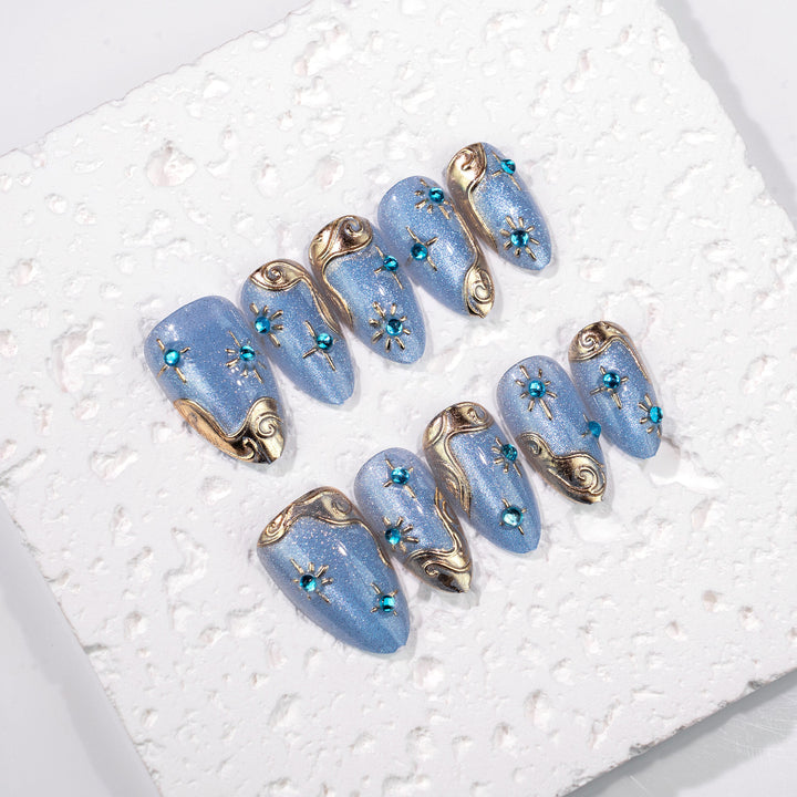 Elegant Press-On Nail Set Kalsten