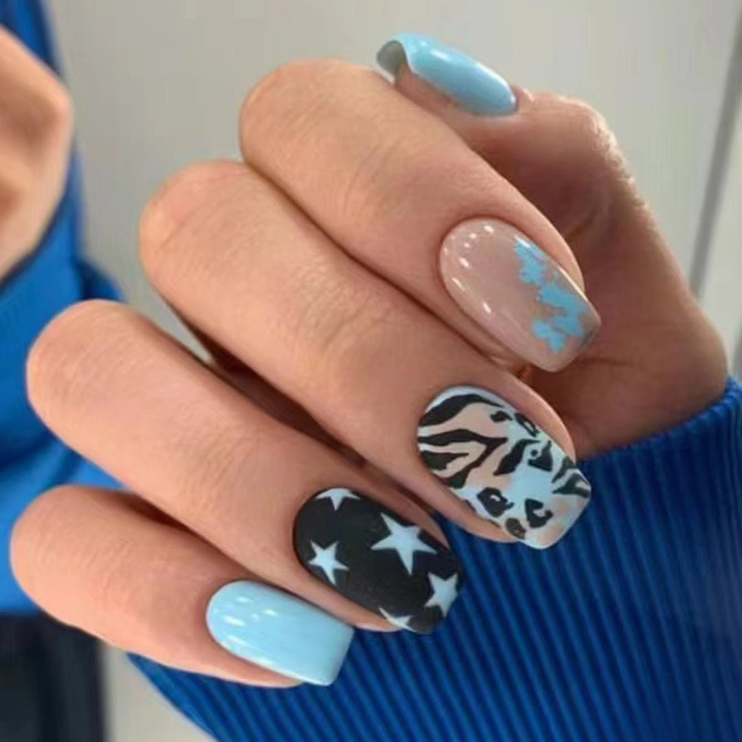 Artistic Patterned Nail Art