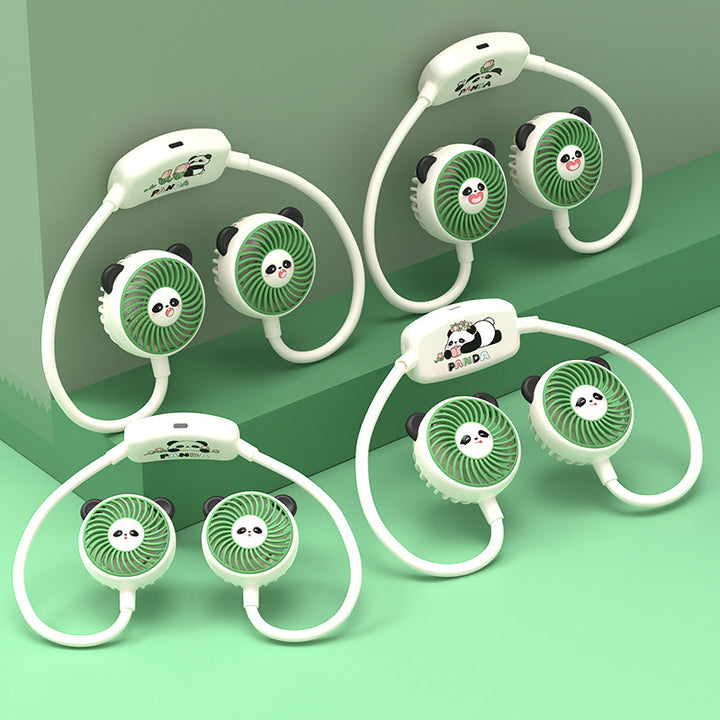 Women's Portable Neck Fan in Panda Design Kalsten