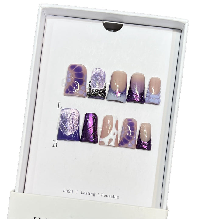 Playful Cartoon-Themed Press-On Nail Set Kalsten