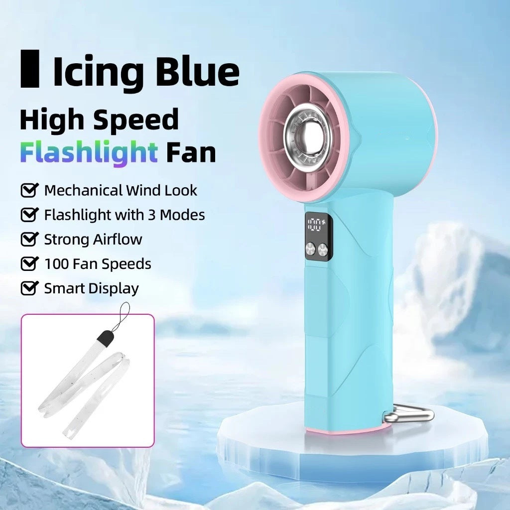 Ladies high-speed fan with flashlight Kalsten