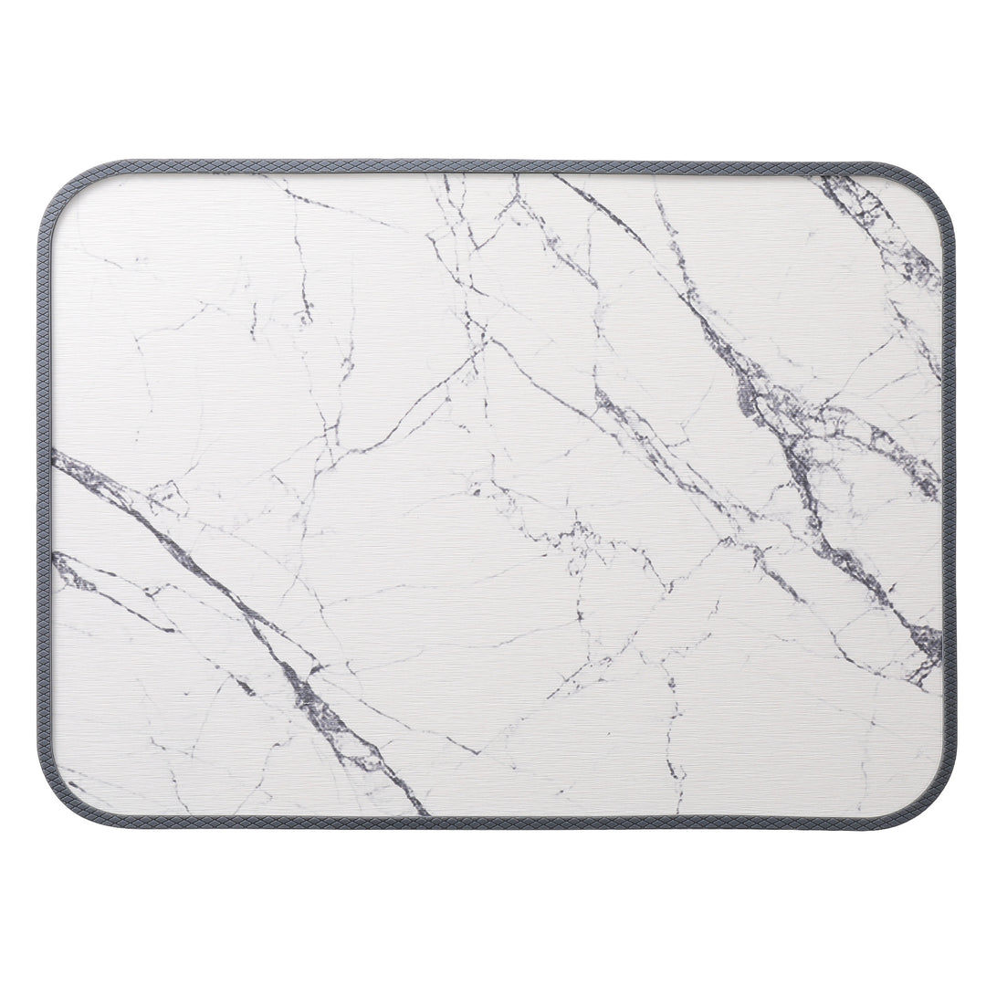 Marble Effect Kitchen Work Surface Protector Mat