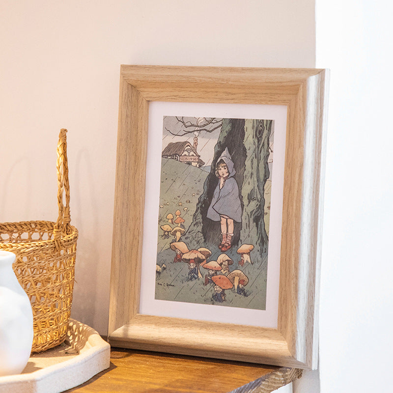 Wooden Artwork Display Frame for Home Decor