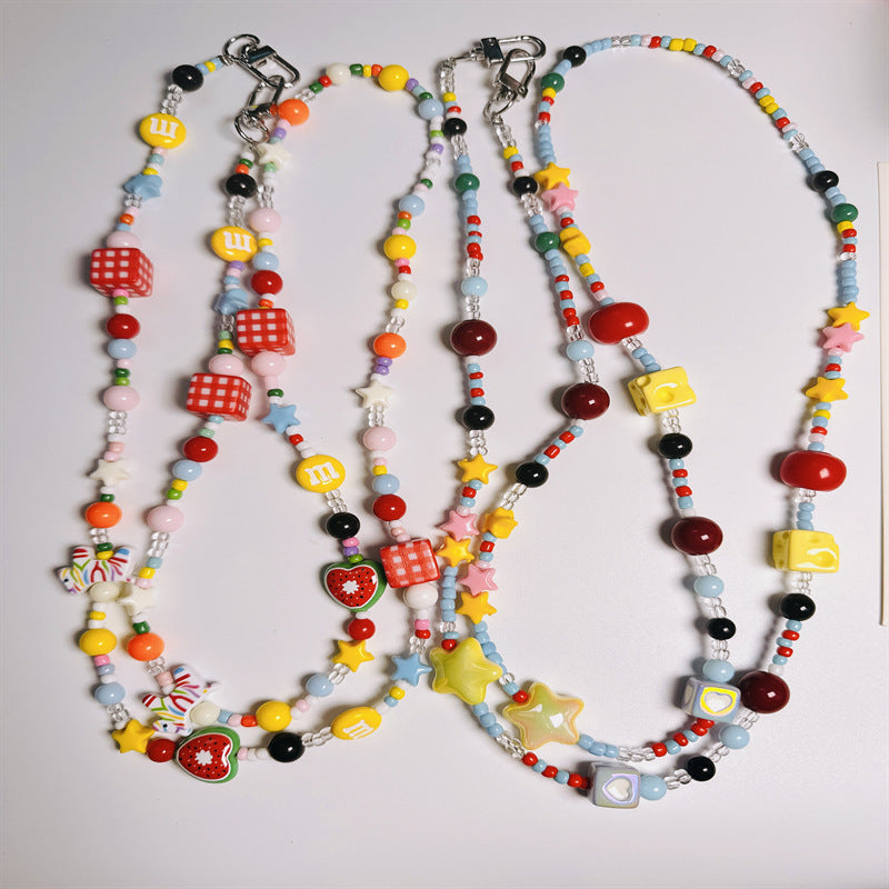 Fun-Themed Beaded Eyewear Chain Kalsten