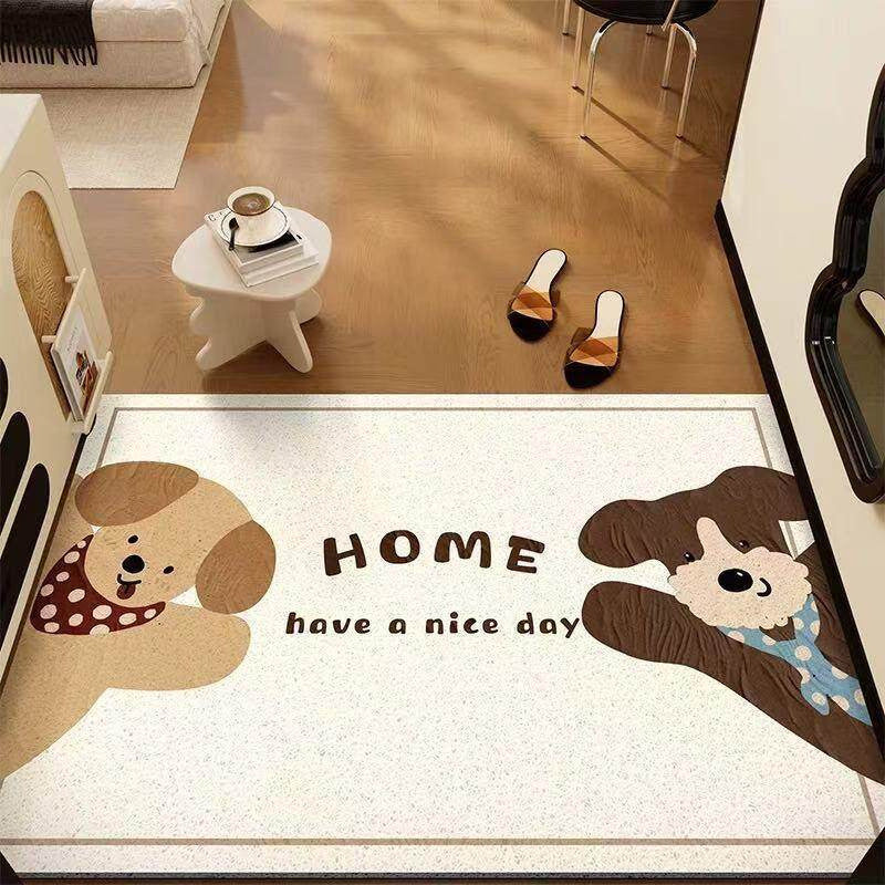 Playful Cat-Themed Welcome Mat