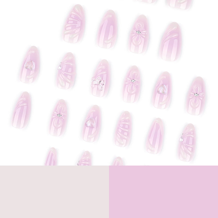 Artful lace nails with elegant decoration Kalsten