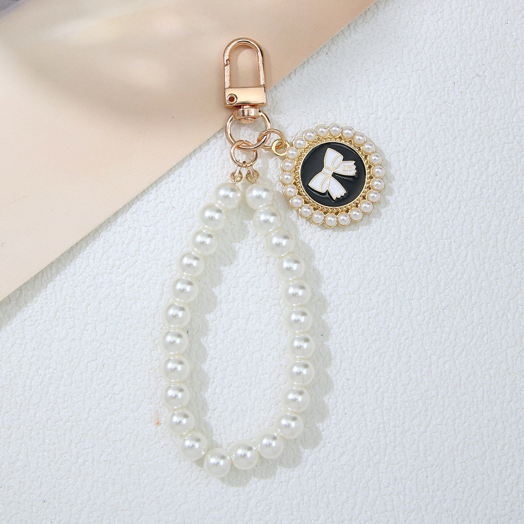 Elegant Pearl Beaded Keychain Kalsten