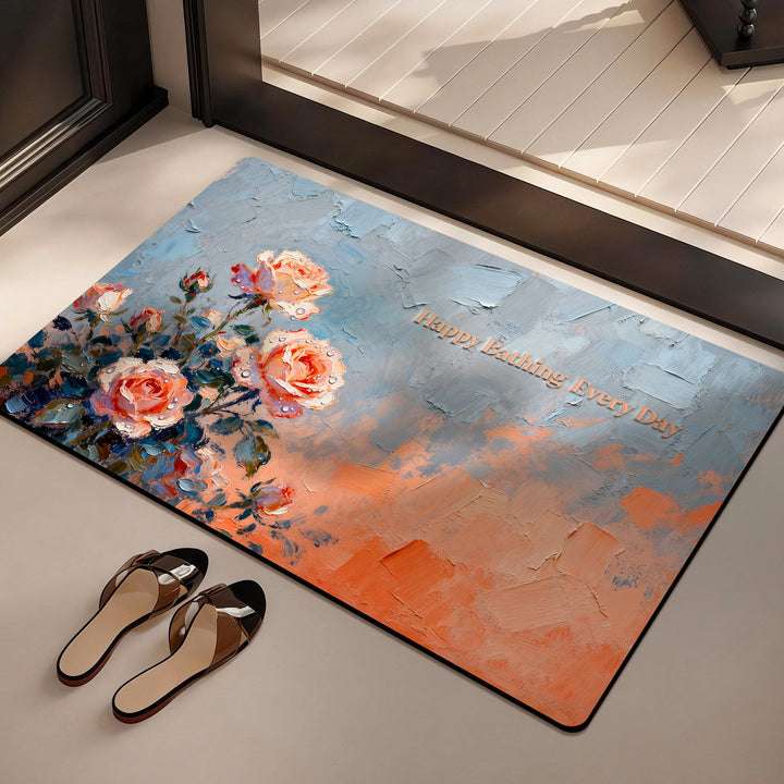 Artistic Koi Fish Area Rug