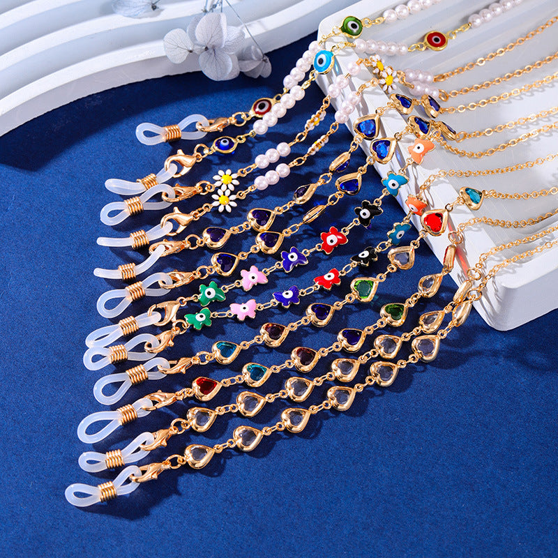 Decorative Multi-Color Eyewear Chain Kalsten