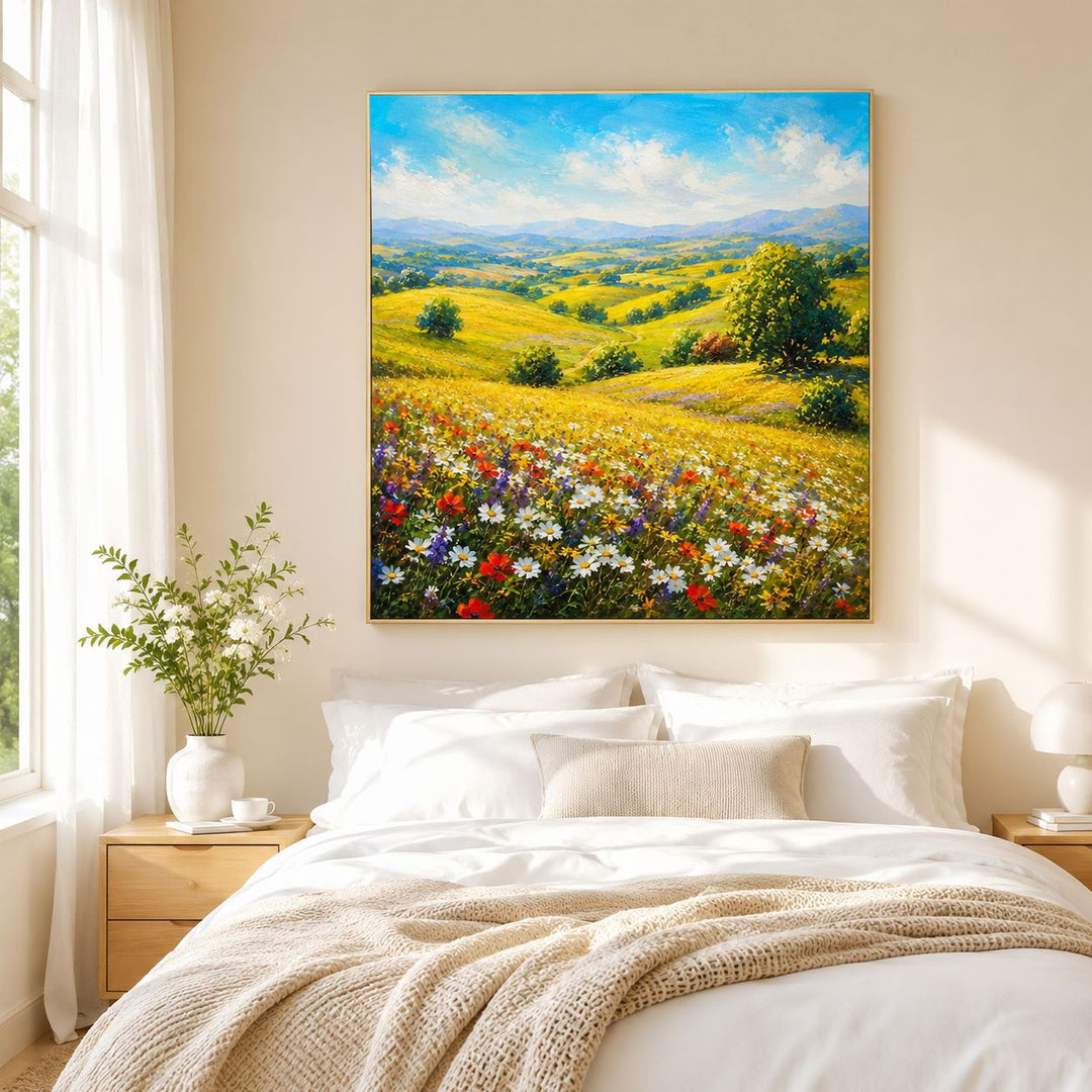 Landscape Floral Canvas Art