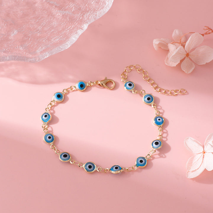 Decorative Evil Eye Charm Bracelet Kalsten