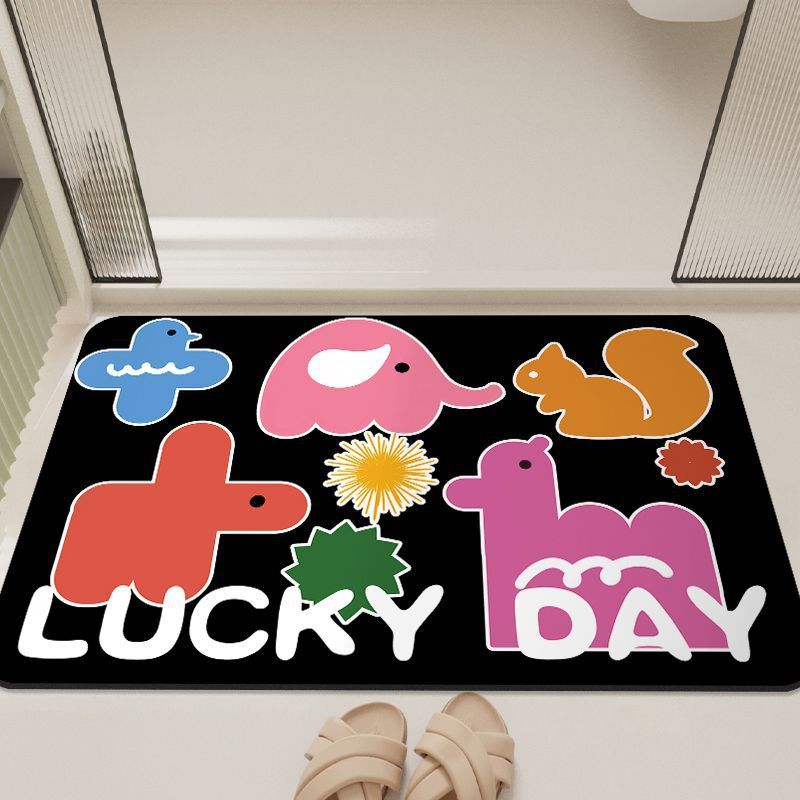 Cartoon-Inspired Bathroom Mat Kalsten