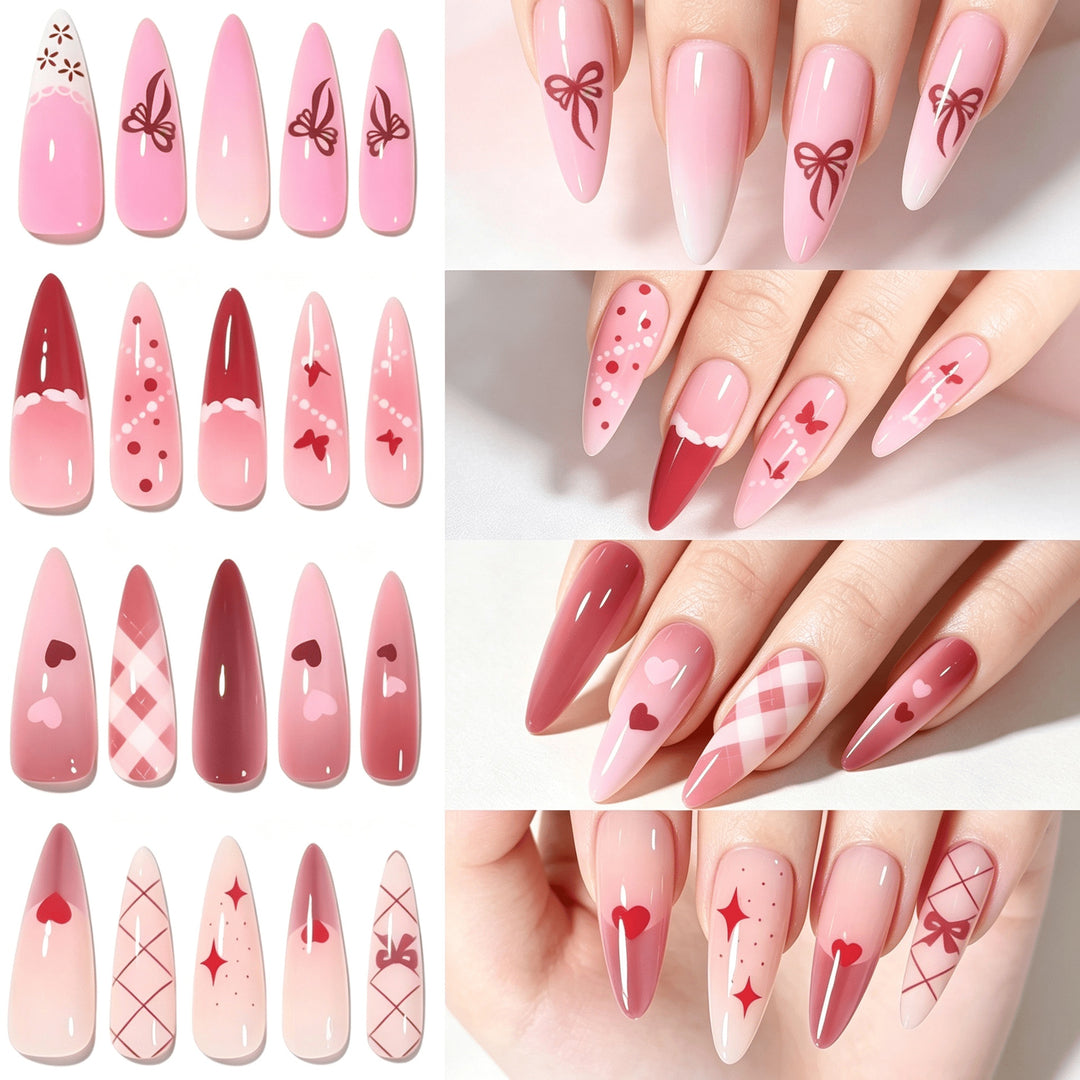 Decorative Press-On Nail Art Set Kalsten 1787228515