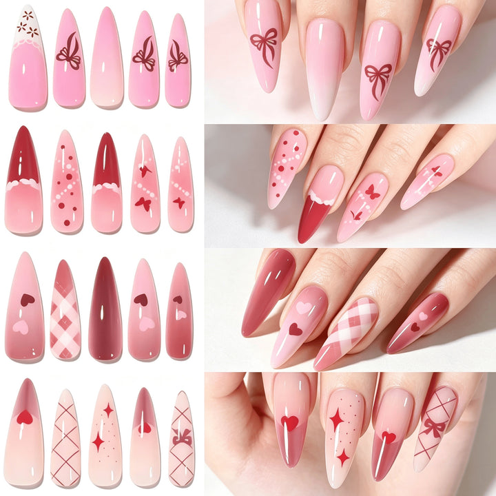 Decorative Press-On Nail Art Set Kalsten 1787228515