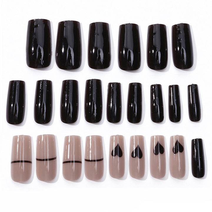 Elegant Glossy Press-On Nail Set Kalsten