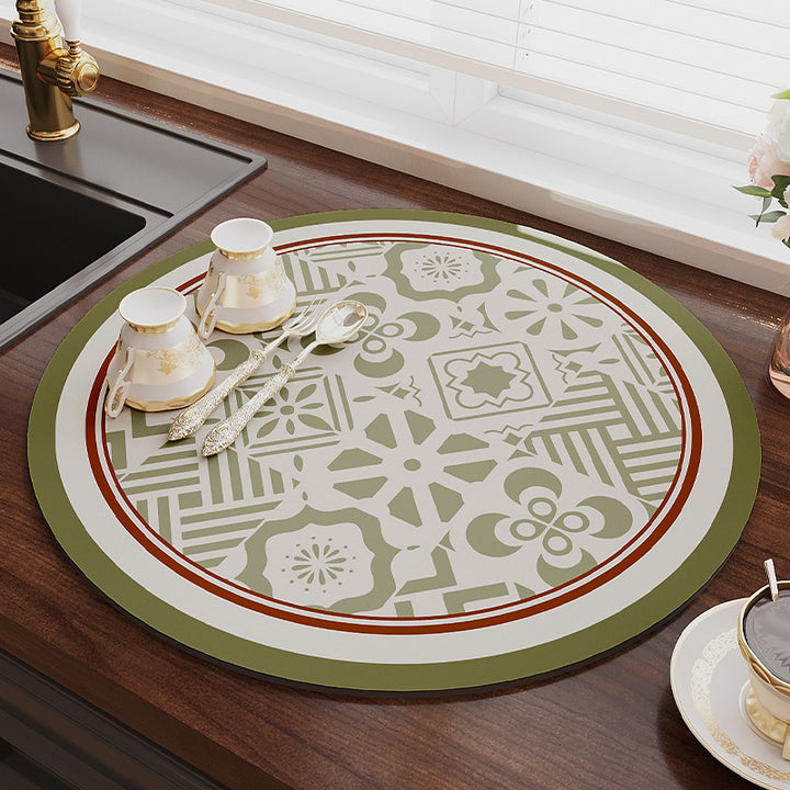 Stylish Geometric Kitchen Mat Kalsten