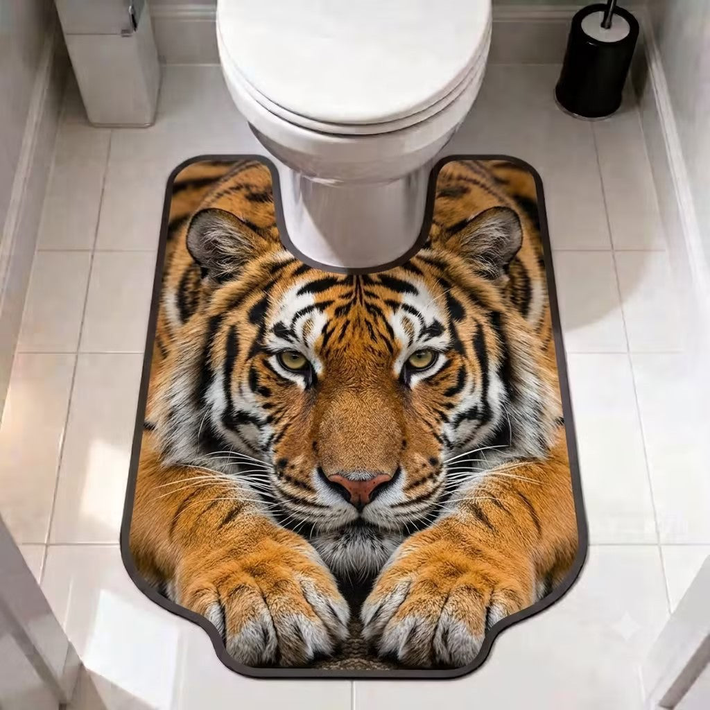 Poolbear Theme Decorative Bath Mat