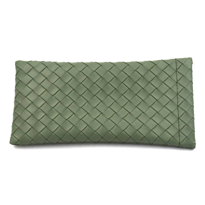 Woven Leather Clutch Wallet Kalsten
