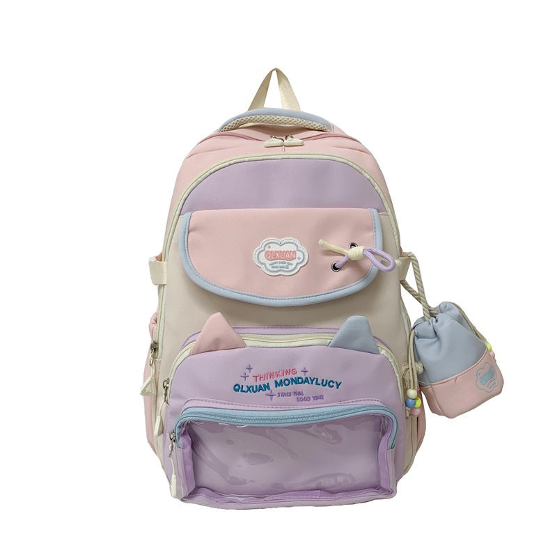 Whimsical Cat-Themed Backpack