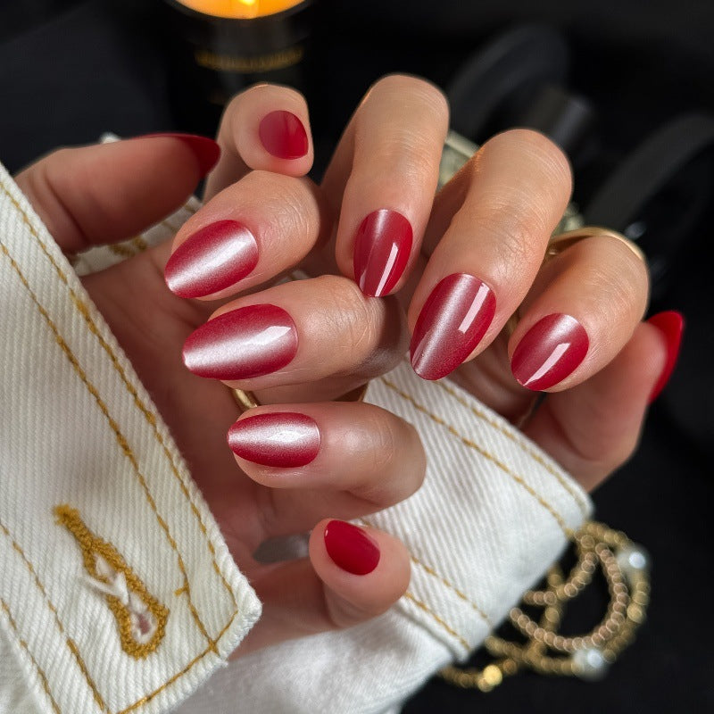 Elegant artificial nails with shimmering finish Kalsten