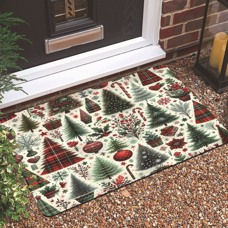 Holiday-Themed Welcome Mat