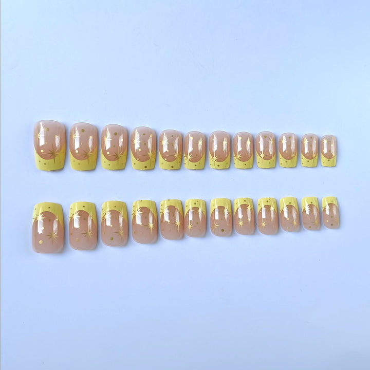 Glittery Star Accent Nail Art Set