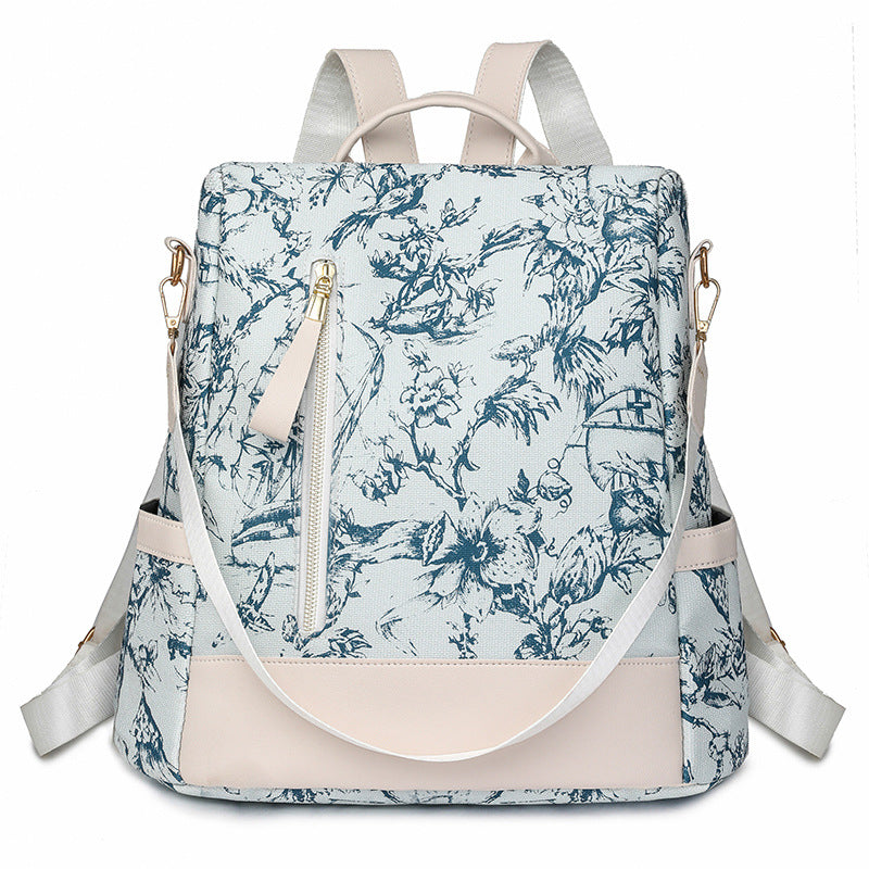 Stylish Floral Print Backpack