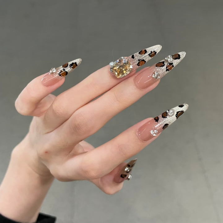 Glamorous Stiletto Nail Art Extensions