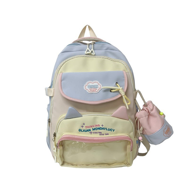 Whimsical Cat-Themed Backpack