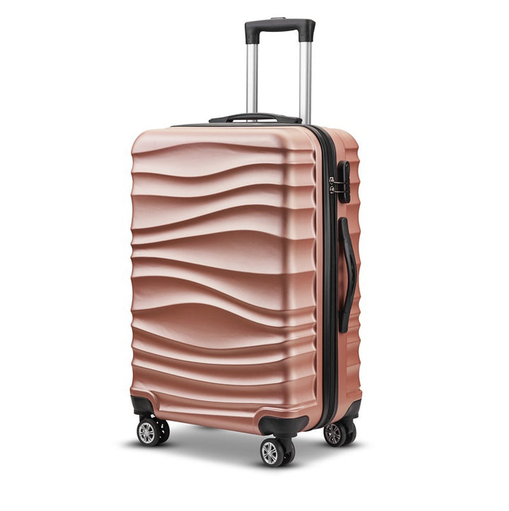 Unisex Stylish Textured Hard Shell Suitcase Kalsten