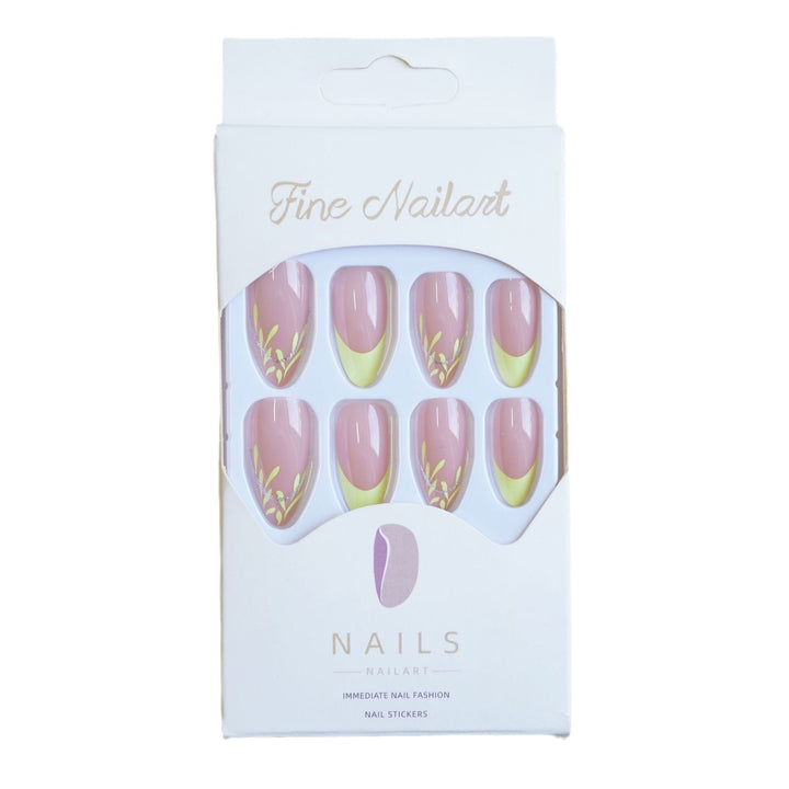 Stylish Artistic Press-On Nail Set Kalsten