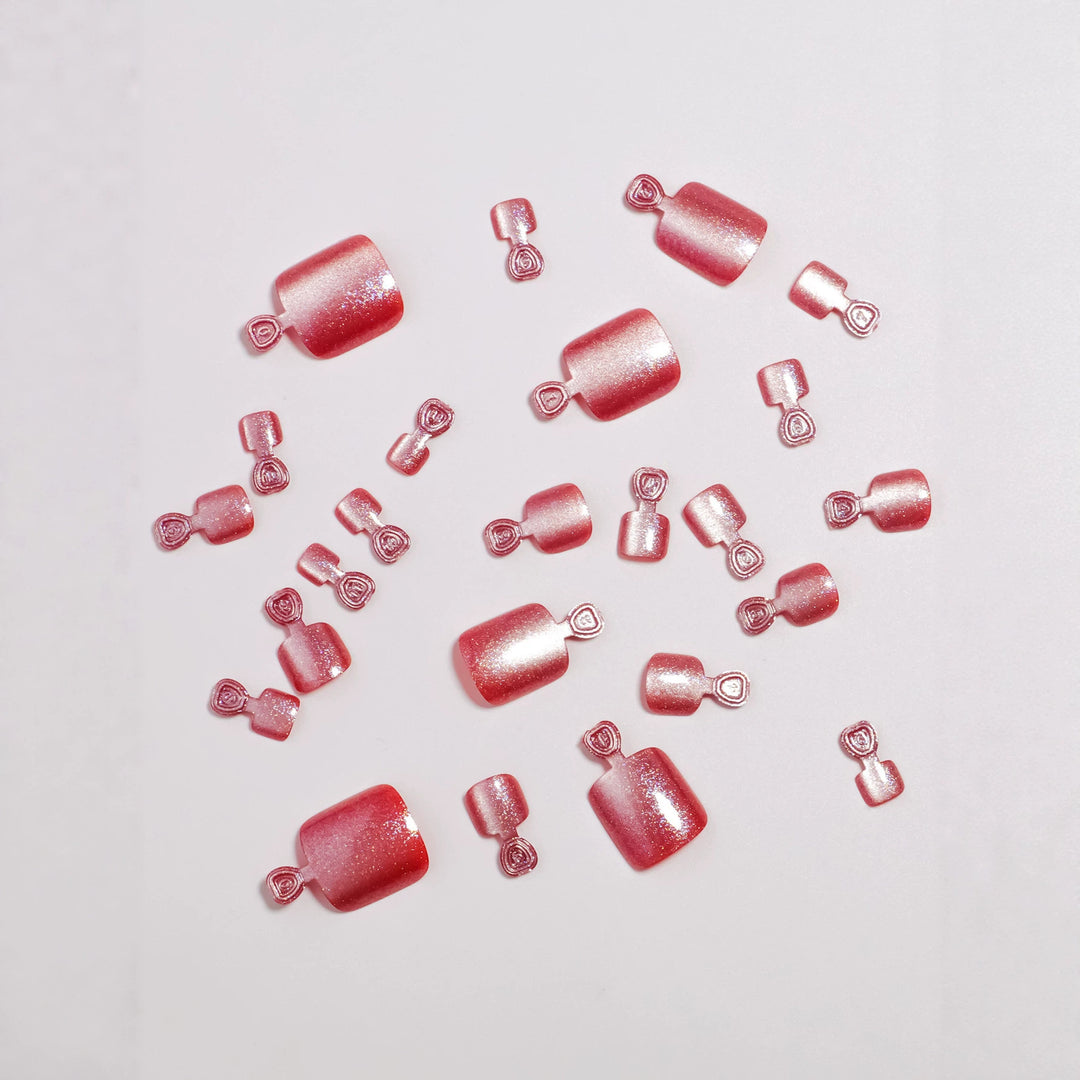 Decorative Glitter Press-On Nail Set Kalsten