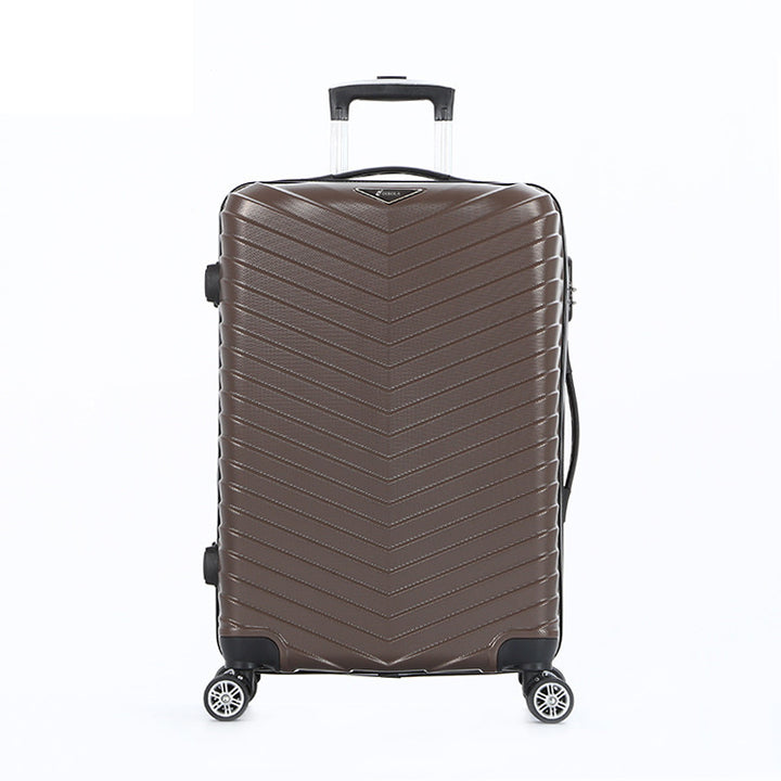 Unisex Chevron Patterned Hard Shell Travel Suitcase Kalsten