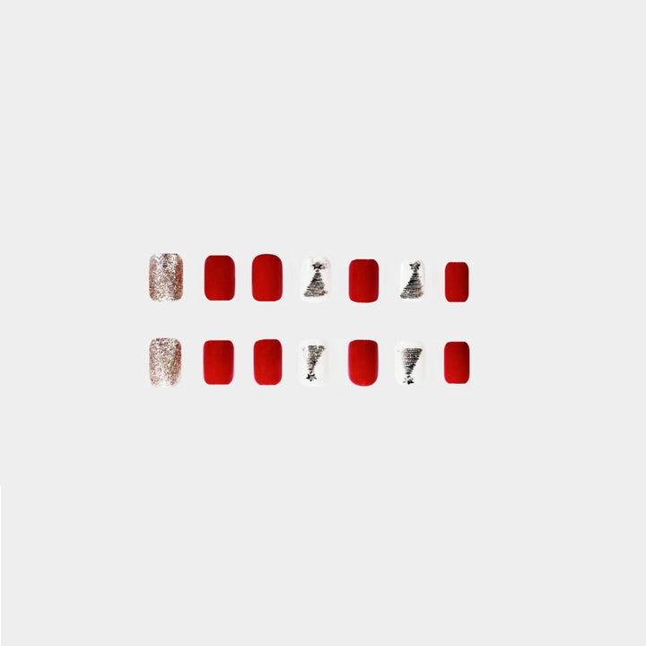 Festive Holiday Nail Art Set Kalsten