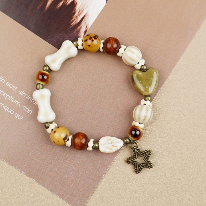 Heart-Shaped Beaded Bracelet Kalsten