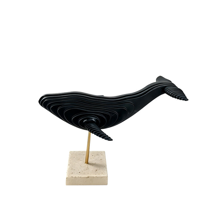 Artistic Whale Sculpture