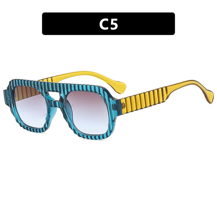 Women's geometric sunglasses with sophisticated structural design Kalsten