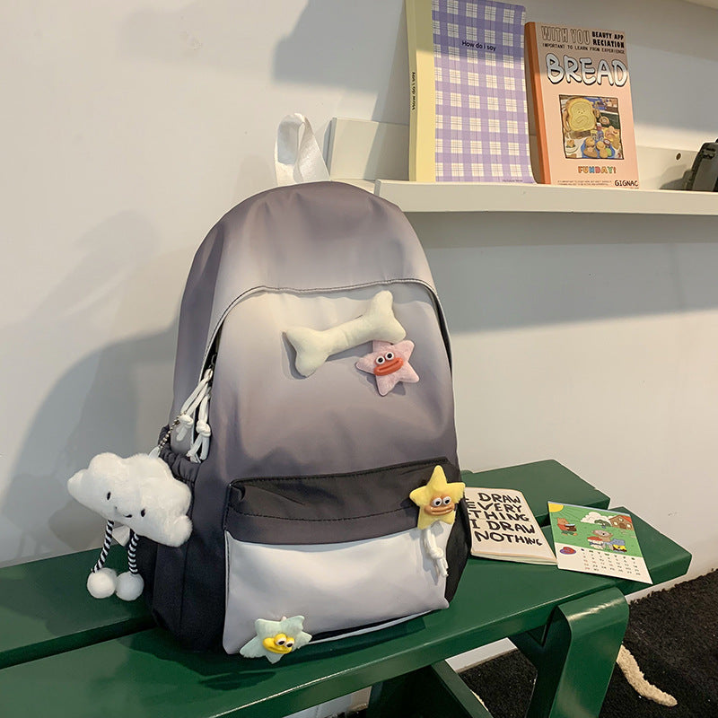 Playful Character Embellished Backpack Kalsten