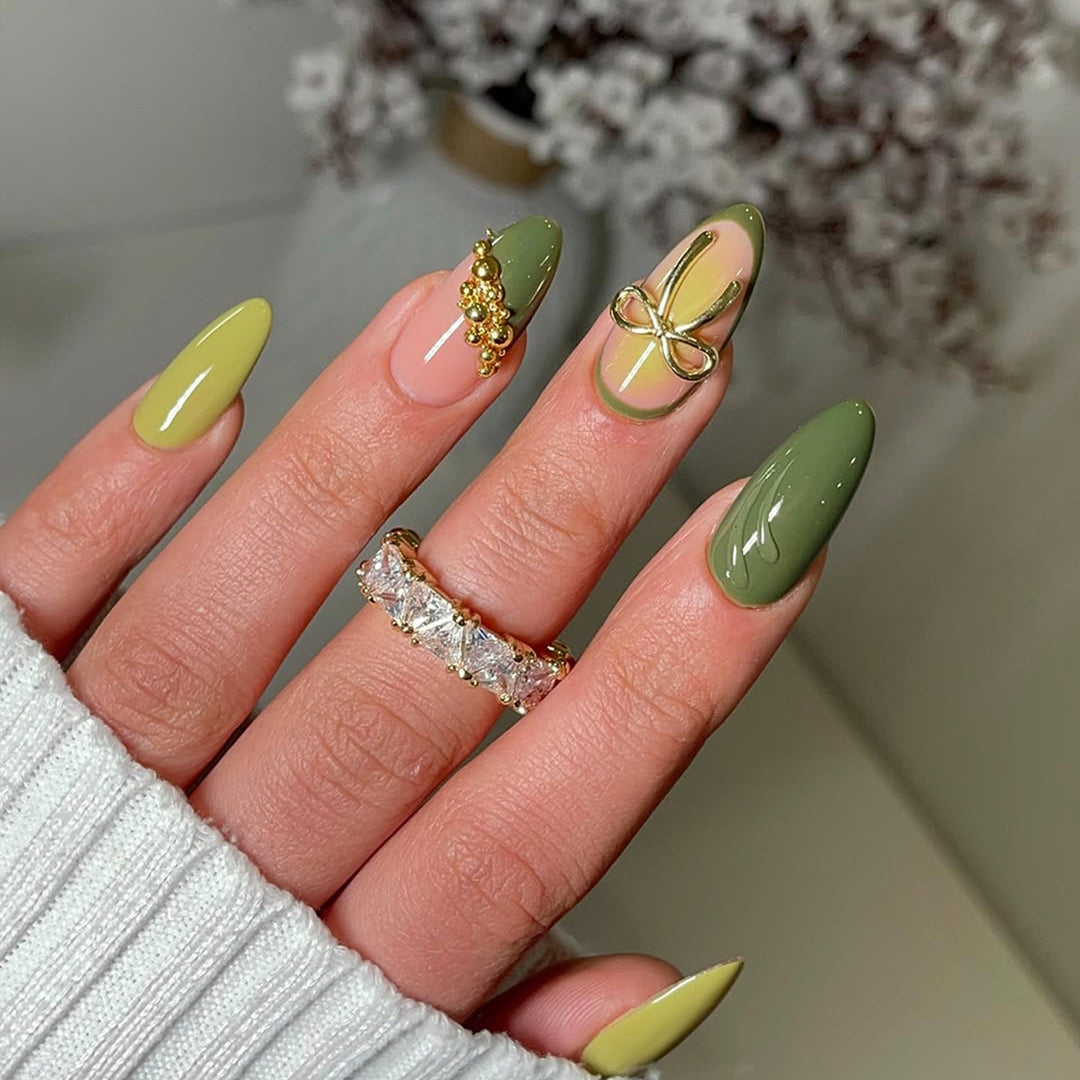 Artificial Fingernails with Creative Accents Kalsten