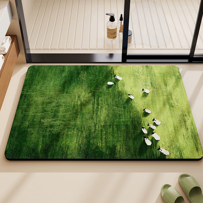 Playful Panda-Themed Soft Bath Mat Kalsten