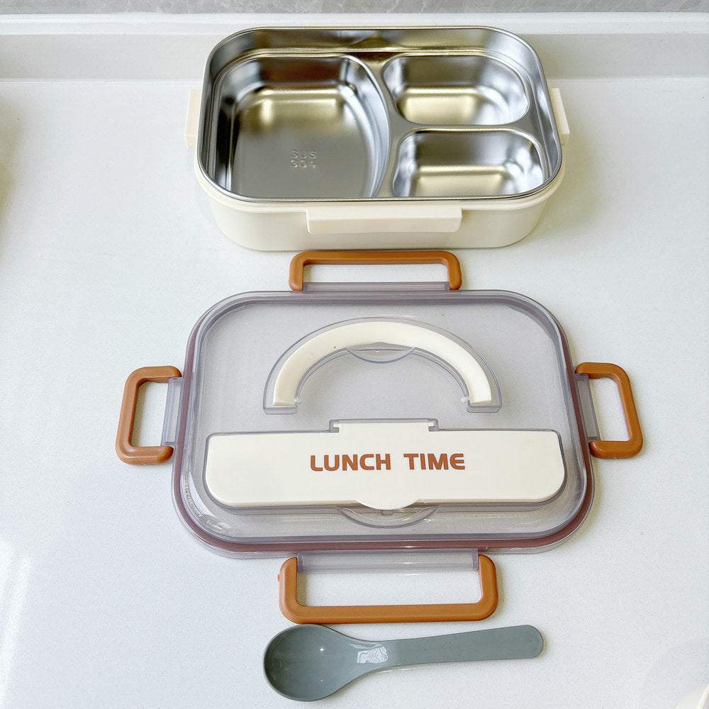 Multi-Compartment Stainless Steel Meal Prep Box