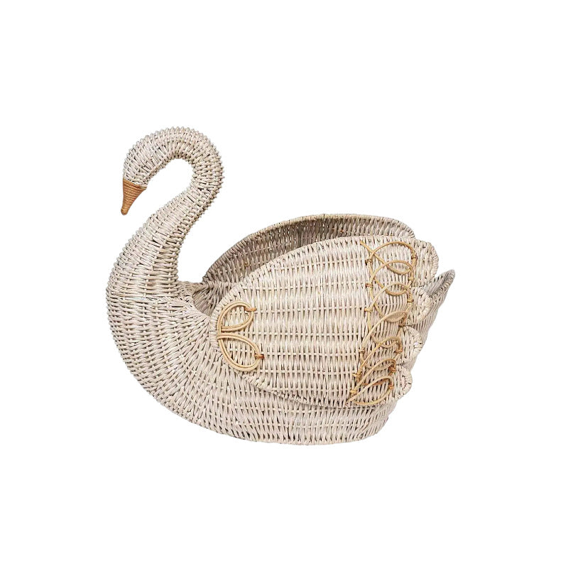 Playful laundry basket in the shape of a swan Kalsten